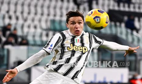 Gelandang Juventus Federico Chiesa.