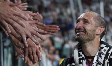 Pemain Juventus Giorgio Chiellini akan membela Los Angeles FC di MLS.