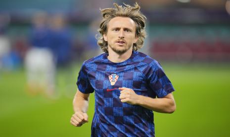 Pemain Real Madrid Luka Modric 