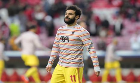 Bintang Liverpool asal Mesir, Mohamed Salah. Barcelona dan PSG berebut menampung Salah jika sang striker tak memperpanjang kontrak di Liverpool.