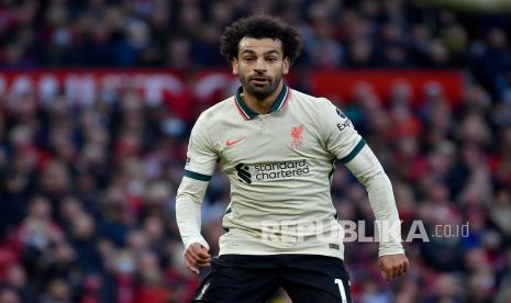  Penyerang Liverpool Mohamed Salah.