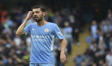 Pemain Manchester City Bernardo Silva.