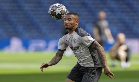 Penyerang Manchester City Gabriel Jesus.