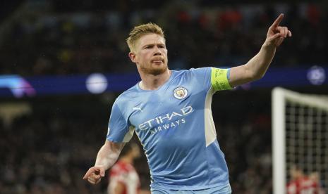 Pemain Manchester City Kevin De Bruyne