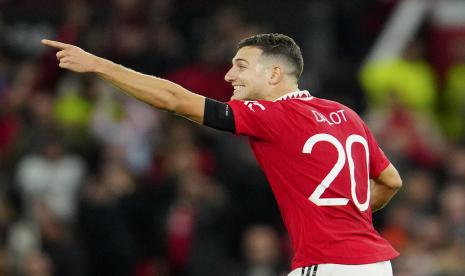 Pemain Manchester United Diogo Dalot.