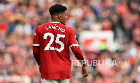 Gelandang Manchester United, Jadon Sancho.