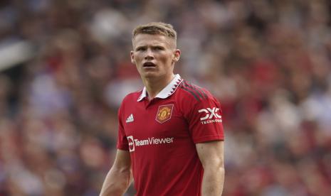 Pemain Manchester United (MU) Scott McTominay diragukan bermain dalam laga MU vs Fulham di Piala FA.