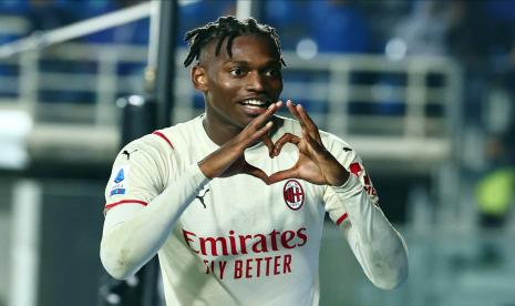 Pemain AC Milan Rafael Leao