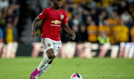 Pemain MU Aaron Wan-Bissaka(EPA)