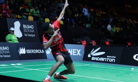 Pemain muda Indonesia asal Papua, Chico Aura Dwi Wardoyo meluapkan kegembiraannya mampu menembus babak final Kejuaraan Dunia Junior 2016 di Bilbao, Spanyol, Sabtu (12/11).