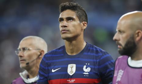 Pemain timnas Prancis Raphael Varane.