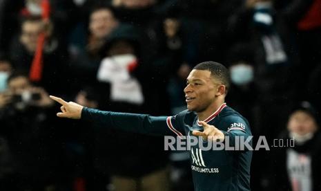 Bintang PSG, Kylian Mbappe. Real Madrid masih terus memburu Mbappe.