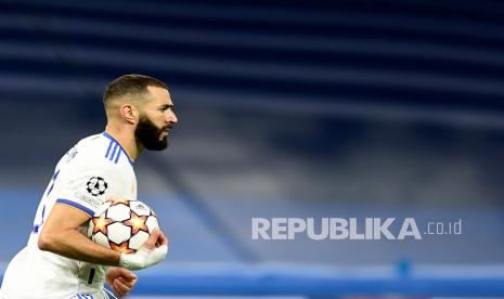 Striker Real Madrid, Karim Benzema.