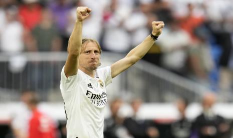 Pemain Real Madrid dan juga timnas Kroasia, Luka Modric.