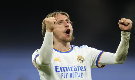 Pemain Real Madrid Luka Modric 