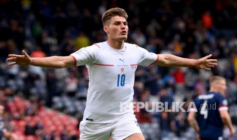 Pemain depan Republik Ceska Patrik Schick.