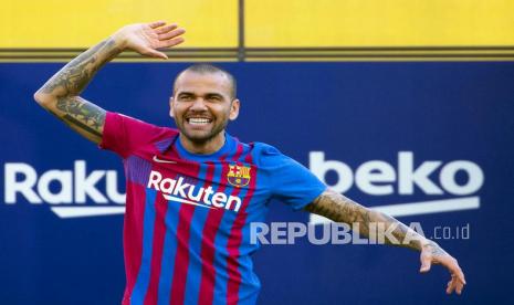 Bek veteran Barcelona, Dani Alves.