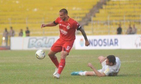 Flavio Beck Junior (kiri), mantan bomber Semen Padang itu kini jadi bagian dari skuad PSIS.