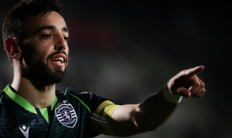 Pemain Sporting yang jadi incaran Manchester United, Bruno Fernandes.