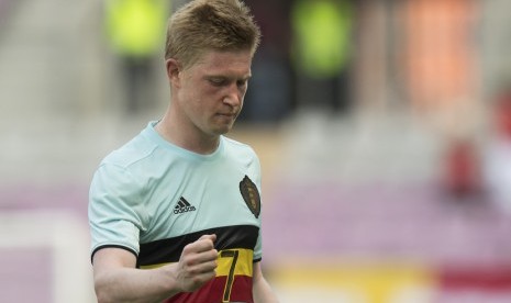 Pemain timnas Belgia Kevin De Bruyne.