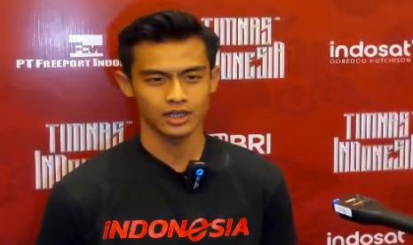 Pemain timnas Indonesia, Pratama Arhan di Jakarta, Selasa (19/3/2024).