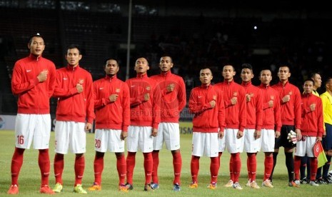 Pemain timnas Indonesia U19 .