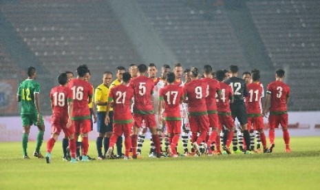 Pemain timnas Indonesia yang dipersiapkan di Piala AFF 2014.