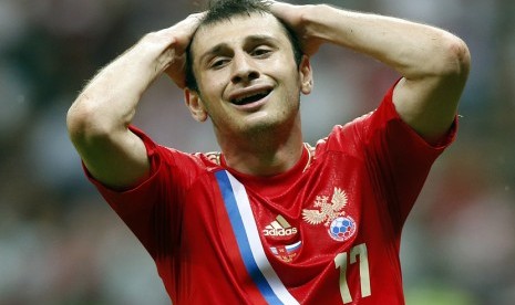 Pemain Timnas Rusia Alan Dzagoev