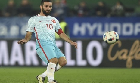  Pemain timnas Turki, Arda Turan.