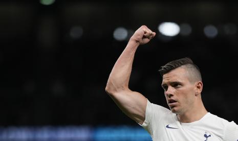 Pemain Tottenham Hotspur, Giovani Lo Celso yang diincar Barcelona pada jendela transfer Januari 2024.