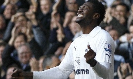 Pemain Tottenham Hotspur, Emmanuel Adebayor.