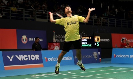 Pemain tunggal putra Indonesia, Anthony Sinisuka Ginting