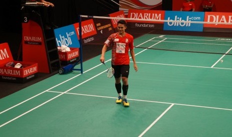 Pemain tunggal putra kedua dari tim Musica Champions, Jonatan Christie.