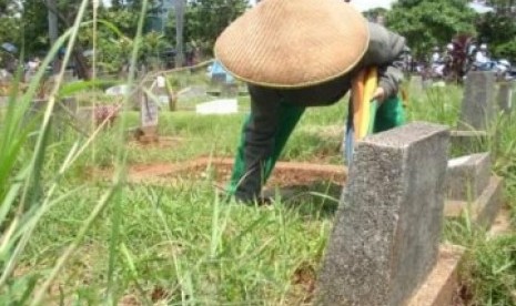  Sambutan Hangat Malaikat Maut Pada Mukmin Saat Meninggal. Foto:  Pemakaman, ilustrasi