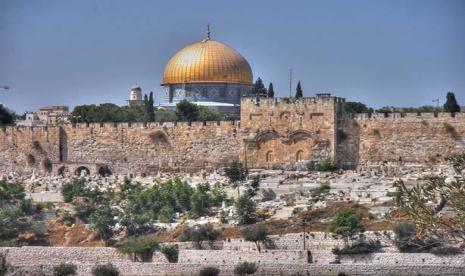 Cedekiawan di Hari Quds Internasional Moskow tolak Yahudisasi Al Aqsa. Kompleks Masjid Al Aqsa 