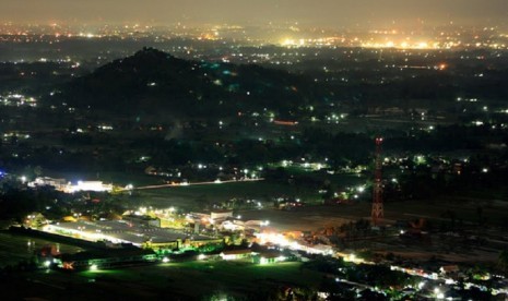 Pemandangan dari Bukit Bintang Yogyakarta