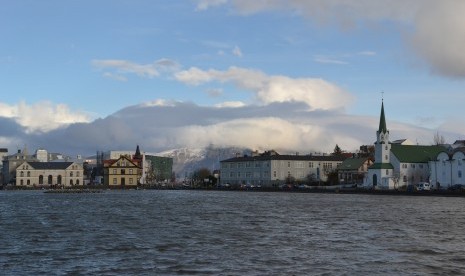 Pemandangan di Islandia.