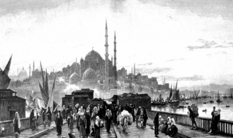 Pemandangan Kota Istanbul pada 1453.