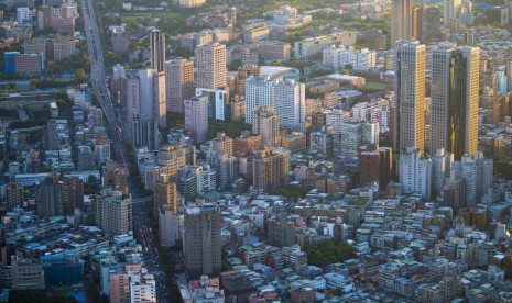 Pemandangan Kota Taipei, Taiwan. Beijing tegaskan bahwa Taiwan adalah bagian dari China. 