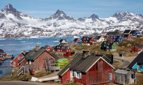 Pemandangan salah satu sudut Kota Greenland