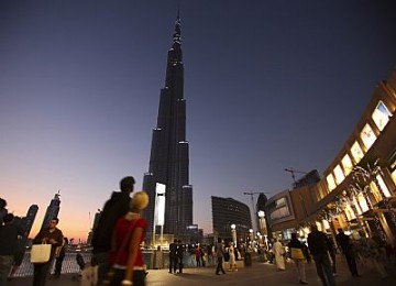 Pemandangan Burj Dubai, Uni Emirat Arab