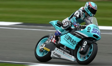 Pembalap asal Inggris, Danny Kent saat berlaga pada ajang British Motorcycling Grand Prix di sirkuit Silverstone, September 2016.