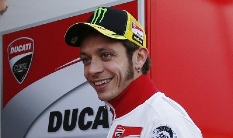 Pembalap Ducati, Valentino Rossi.