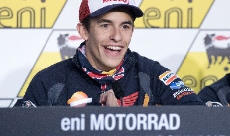 Pembalap Honda, Marc Marquez.