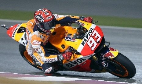 Pembalap Honda, Marc Marquez.