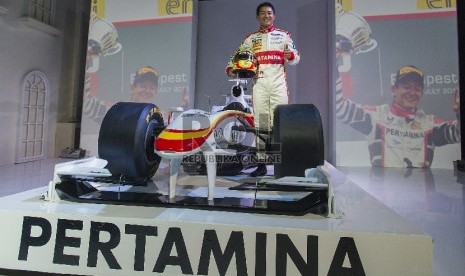 Pembalap Indonesia Rio Haryanto.