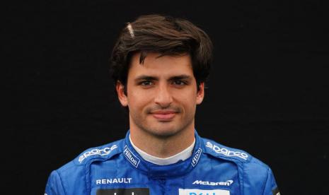 Pembalap McLaren Carlos Sainz