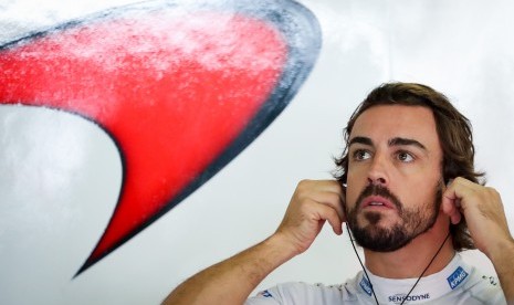 Pembalap McLaren Honda, Fernando Alonso.