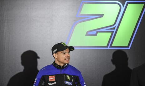 Pembalap Monster Energy Yamaha Franco Morbidelli, yang dipertimbangkan Ducati untuk masuk tim pabrikan.