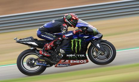 Pembalap asal Prancis Fabio Quartararo dari tim Monster Energy Yamaha MotoGP.